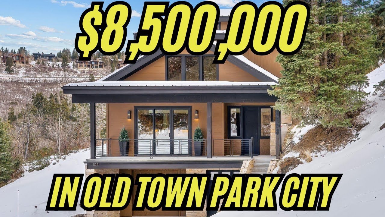 Inside a $8.5M Luxury Home in Old Town Park City – Unreal Views! 🏔️