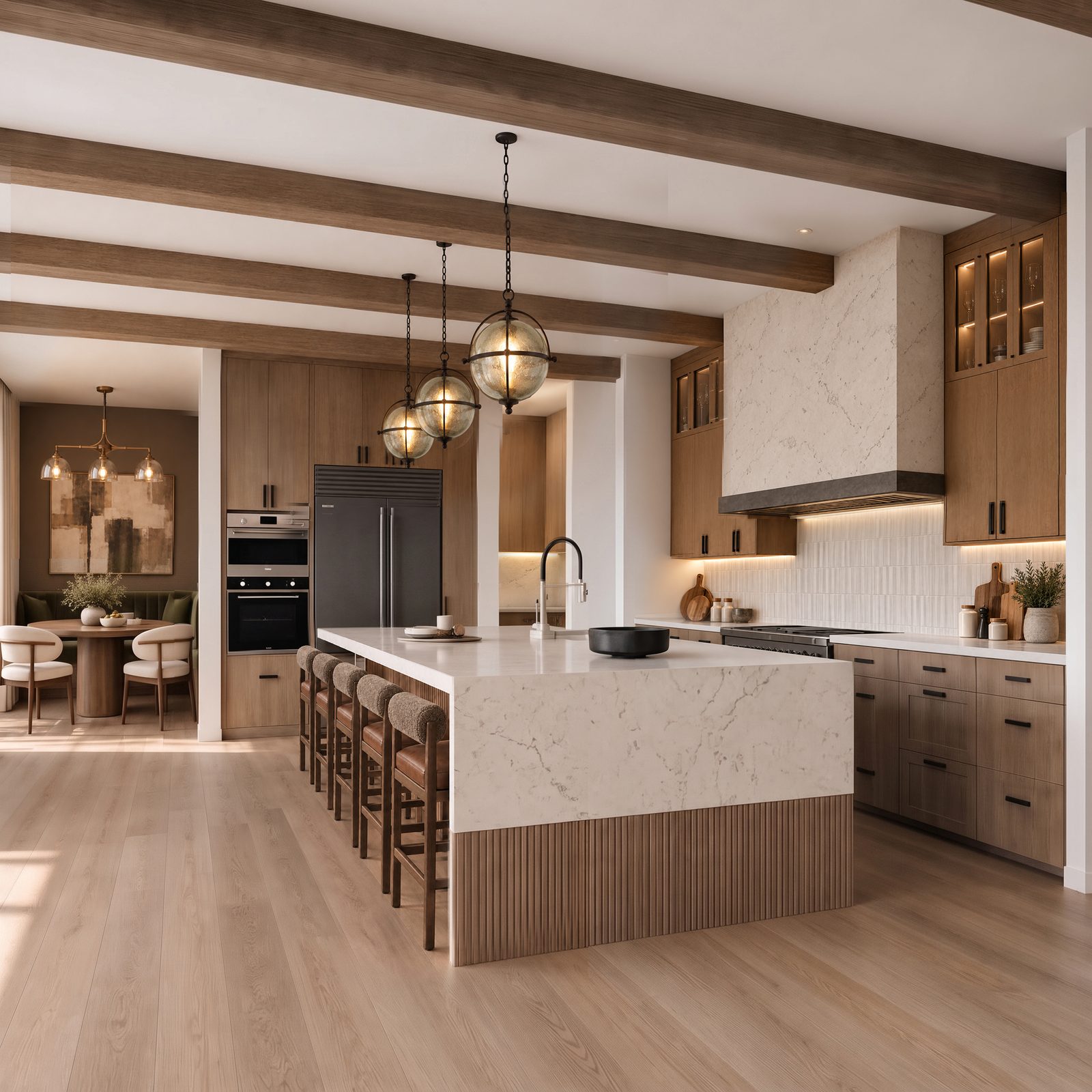 Chef's kitchen rendering